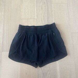 Black lululemon tracker short